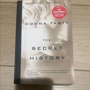 Barnes & Noble Beige and Black Hardcover Coffee Table Book - The Secret History